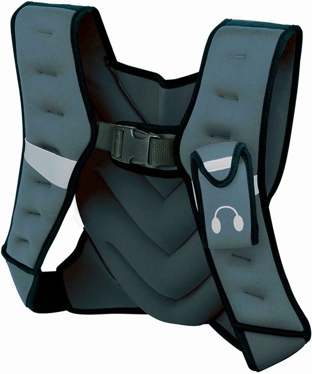 Tunturi Gewichstvest - Gewichtvest - Weight Vest - Gewichtsvest Hardlopen - Verstelbaar - 5kg - Grijs 18 Tunturi Gewichstvest - Gewichtvest - Weight Vest - Gewichtsvest Hardlopen - Verstelbaar - 5kg - Grijs - Afbeelding 16