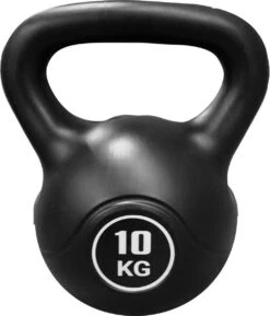Merkloos Kettlebell - Fitness - Kettlebells - Gewichten - 10kg - Zwart