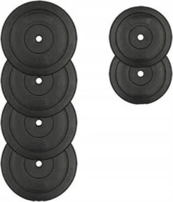 Halterbank INC. 50 Kg GEWICHTEN - Sportbank - Fitnessbank + Halterschijven + 1 Halterstang + 2 Dumbbells - Multifunctioneel - Volledig Instelbaar - Opklapbaar -Fit Gear Verkoop 1027x1200 3