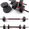Dumbbellset 25 Kg Met Halterstang - Dumbbells Verstelbaar - Halterset - Fitness Gewichten Set - Rood/zwart 2 Dumbbellset 25 Kg Met Halterstang - Dumbbells Verstelbaar - Halterset - Fitness Gewichten Set - Rood/zwart -Fit Gear Verkoop 1029x1200 3