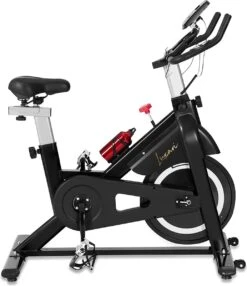 Luxari - Indoor Cycle 2 - Computer Met O.a. Hartslagfunctie - Verstelbare Weerstand - 10 Kg Vliegwiel - I-pad/telefoon Houder - Fitness Fiets - Hometrainer
