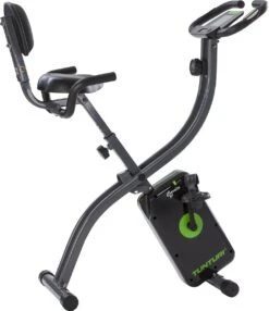 Tunturi Cardio Fit B25 X Bike - Hometrainer Met Rugleuning - Fitnessfiets Opvouwbaar - 8 Weerstandsniveaus - Tablethouder
