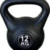 Kettlebell 12 Kg Voor Binnen En Buiten Kunststof Zwart