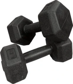 Merkloos Dumbbells - Set Van 2x 2kg - Zwart
