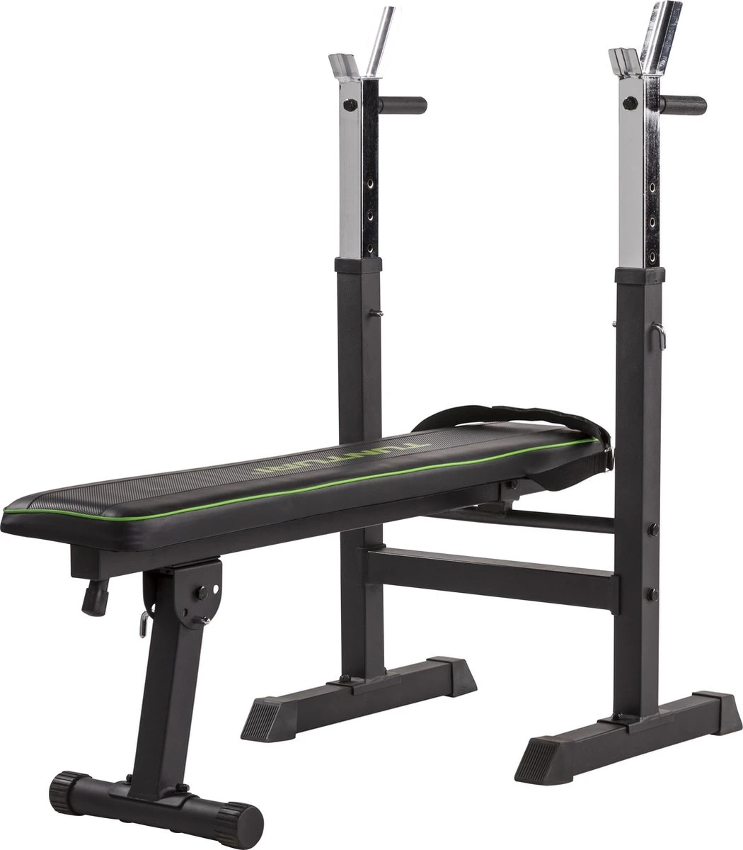 Tunturi WB20 Halterbank - Fitnessbank - Trainingsbank - Utility Bench - Opklapbaar - Bankdrukbank - Kleur: Zwart 3 Tunturi WB20 Halterbank - Fitnessbank - Trainingsbank - Utility Bench - Opklapbaar - Bankdrukbank - Kleur: Zwart