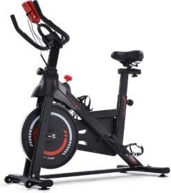 Indoor Cycling Fiets Met Magnetische Weerstand - Stationaire Cardiogym Hometrainer - 6 Kg Vliegwiel En Verstelbaar Comfortabel Zitje - Zwart En Rood 29 Indoor Cycling Fiets Met Magnetische Weerstand - Stationaire Cardiogym Hometrainer - 6 Kg Vliegwiel En Verstelbaar Comfortabel Zitje - Zwart En Rood -Fit Gear Verkoop 1062x1200