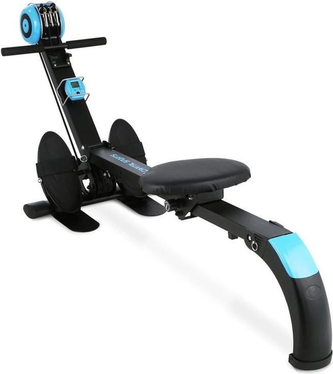 CAPITAL SPORTS Stringmaster Roeiapparaat 100 Kg Inklapbaar Zwart/blauw 3 CAPITAL SPORTS Stringmaster Roeiapparaat 100 Kg Inklapbaar Zwart/blauw