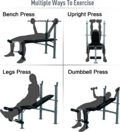 Fitnessbank - Bankdrukbank - Krachttraining - Fitness Bank - Bench Press - Leg Curl -Fit Gear Verkoop 1087x1200
