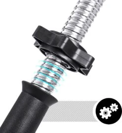 Songmics Dumbells - Halterset - Gewichten - Dumbells Set - Halters Verstelbaar - Met Verbindingsbuis - Set Van 30 Kg - Geel - Zwart -Fit Gear Verkoop 1101x1200 2