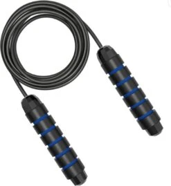 Merkloos Professioneel Verstelbaar Springtouw Blauw - Fitness - Workout - Boksen - Sport - Krachttraining - Yoga - Crossfit - Volwassenen