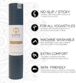 Extra Dikke Yogamat | Donkerblauw | Sticky - 6 Mm | Love Generation -Fit Gear Verkoop 1103x1200 2