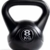 WAYS. Kettlebell - 8 KG - PVC - Zwart -Fit Gear Verkoop 1108x1200