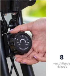 BluMill X-Bike - Opvouwbare Hometrainer - Fitness Fiets - Met Rugleuning - Incl. Extra Weerstandsbanden -Fit Gear Verkoop 1115x1200