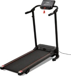 YJZQ Opvouwbare Loopband Voor Thuis - 1.5HP Elektrisch Gemotoriseerde Loopband Running Exercise Machine Met LCD-scherm -1-12KM / H - 12 Programma's Met Telefoonhouder Voor Home Gym Fitness Workout Jogging Walking-Black -Fit Gear Verkoop 1123x1200 1