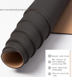 Merkloos TDR - Yoga Mat Met Tas- Natuurlijk Kurk En TPE - Vrij Van Schadelijke Stoffen, Hypoallergeen En 100% (biologisch) Afbreekbaar - Zeer Geschikt Voor Yin Yoga En Kundalini Yoga Met Draagtas En Draagband- 183x66x0,5 Cm - Mandala Bloem -Fit Gear Verkoop 1125x1200 2