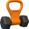 MJ Sports Premium Dumbbell To Kettlebell Grip - Dumbbell Naar Kettlebell Verstelbaar - Dumbbells - Kettlebells - Gewichten - Fitness - One Size - Oranje