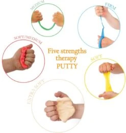 Sensory Tactile Theraputty Therapy Putty Multi Pack 5 Kleuren / 5 Sterktes - Handtrainer - Oefenklei - Kneedpasta 18 Sensory Tactile Theraputty Therapy Putty Multi Pack 5 Kleuren / 5 Sterktes - Handtrainer - Oefenklei - Kneedpasta -Fit Gear Verkoop 1143x1200 4