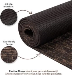 Yoga Mat Sportmat Fitnessmat Antislip Duurzaam Met Yoga Lessen - Bruin -Fit Gear Verkoop 1145x1200 3