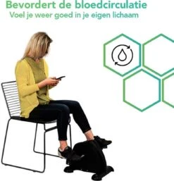 Dreaver Stoelfiets - LCD-scherm - Inclusief Antislipmat - Bureaufiets - Bewegingstrainer - Deskbike - Mini Hometrainer - Pedaaltrainer -Fit Gear Verkoop 1152x1200