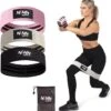 NINN Sports - Weerstandsbanden Set Van 3 Roze/Zwart - Bootybands - Weerstandsband - Resistance Bands - Fitnessband