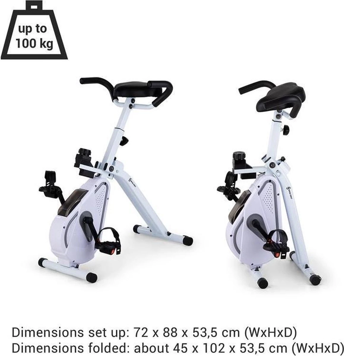 CAPITAL SPORTS Azura Desk Bike - Cardio Bike Voor Gebruik Aan Je Bureau - Hometrainer - 7,5 Kg Vliegwielmassa- Riemaandrijving - Max. 100 Kg 9 CAPITAL SPORTS Azura Desk Bike - Cardio Bike Voor Gebruik Aan Je Bureau - Hometrainer - 7,5 Kg Vliegwielmassa- Riemaandrijving - Max. 100 Kg - Afbeelding 7
