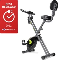 Hometrainer - VirtuFit Opvouwbare Home Trainer Met Rugleuning En Tablethouder - Fitness Fiets - Stoelfiets - Inklapbaar
