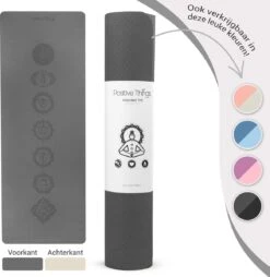 Yoga Mat Sportmat Fitnessmat Antislip Duurzaam Met Yoga Lessen - Grijs -Fit Gear Verkoop 1166x1200 9
