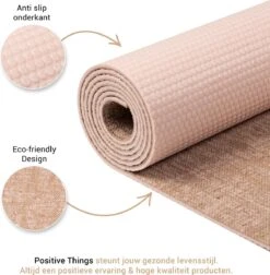 Yoga Mat Sportmat Fitnessmat Antislip Duurzaam Met Yoga Lessen - Beige -Fit Gear Verkoop 1174x1200 3