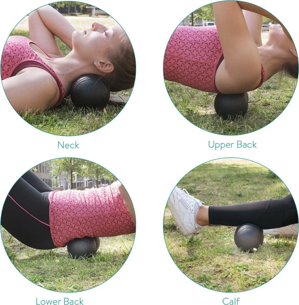 Navaris 2x Peanut Duo Massage Ball - In Twee Maten - Bal Voor Zelfmassage - Triggerpoint Massage - Massagebal In Pindavorm - Verschillende Kleuren 7 Navaris 2x Peanut Duo Massage Ball - In Twee Maten - Bal Voor Zelfmassage - Triggerpoint Massage - Massagebal In Pindavorm - Verschillende Kleuren - Afbeelding 5