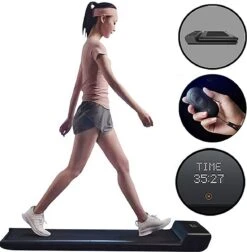 WalkingPad A1 PRO 746W Inklapbaar Elektrisch Loopband Fitness Walking Pad-0.5~6km/h -Automatische Snelheidsregeling Workout App-met LED Scherm/Afstandsbediening/Wiel-voor Thuis En Kantoor -Fit Gear Verkoop 1178x1200 1