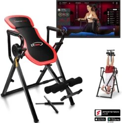 Sportstech IT300 Trainingsbank - Rugtrainer - Opvouwbaar Pull-up Stang