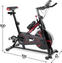 Trend24 Hometrainer - Hometrainer Fiets - Spinningfiets - Spinning - Max 120 KG - Zwart -Fit Gear Verkoop 1187x1200 3