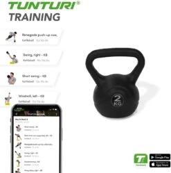 Tunturi PVC Kettle Bell - Kettlebell - 2 Kg - Incl. Gratis Fitness App 12 Tunturi PVC Kettle Bell - Kettlebell - 2 Kg - Incl. Gratis Fitness App -Fit Gear Verkoop 1188x1200 12