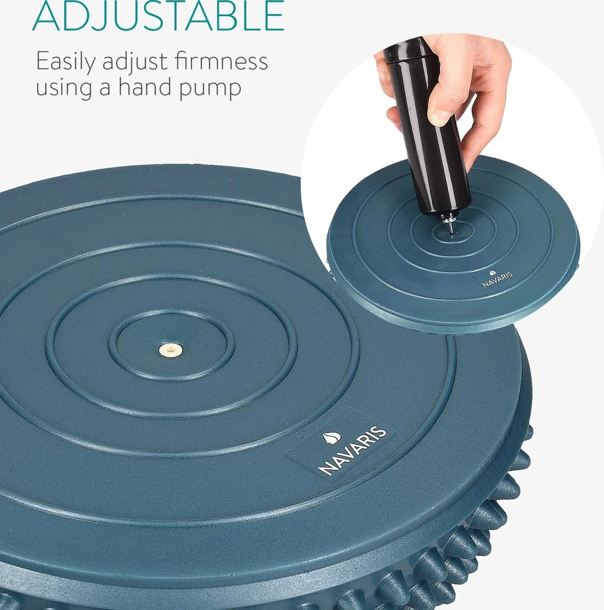 Navaris 2x Balansegel Voor Evenwichtstraining - Evenwichtsegels - Balanstrainers - Set Van 2 Stuks - Diameter 16 Cm - Verschillende Kleuren 7 Navaris 2x Balansegel Voor Evenwichtstraining - Evenwichtsegels - Balanstrainers - Set Van 2 Stuks - Diameter 16 Cm - Verschillende Kleuren - Afbeelding 5