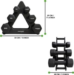 Tunturi Gewichten - Halterset - Dumbbell Set - Neopreen Dummbbells - 1 T/m 3kg - 3 Paar - Incl. Gratis Fitness App 17 Tunturi Gewichten - Halterset - Dumbbell Set - Neopreen Dummbbells - 1 T/m 3kg - 3 Paar - Incl. Gratis Fitness App -Fit Gear Verkoop 1192x1200 8