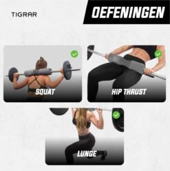 Tigrar - Ankle Strap - Barbell Pad - 2 X Fitness Enkelband 1 X Nekbeschermer Voor Halterstang - Compleet Bundelpakket -Fit Gear Verkoop 1193x1200 11