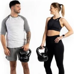 WAYS. Kettlebell - 8 KG - PVC - Zwart -Fit Gear Verkoop 1197x1200 4
