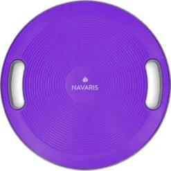 Navaris Anti-slip Balansbord Voor Evenwichtstraining - Balanstrainer - Wiebelbord - Voor Beginners En Professionals - Diameter 40cm - Lila -Fit Gear Verkoop 1198x1200 17