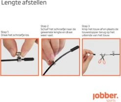 JOBBER - Springtouw - Verstelbaar - Speedrope - Volwassenen - 300cm 10 JOBBER - Springtouw - Verstelbaar - Speedrope - Volwassenen - 300cm -Fit Gear Verkoop 1200x1014 1