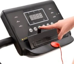 YJZQ Opvouwbare Loopband Voor Thuis - 1.5HP Elektrisch Gemotoriseerde Loopband Running Exercise Machine Met LCD-scherm -1-12KM / H - 12 Programma's Met Telefoonhouder Voor Home Gym Fitness Workout Jogging Walking-Black -Fit Gear Verkoop 1200x1039 2