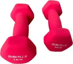Db SKILLS 1KG Dumbbell Set Van 2 Stuks - Gewichten - Fitness - Sport