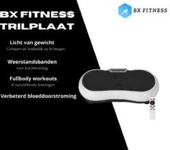 BX Fitness® Trilplaat – Trilplaat Wit - Fitness - Trilplaat Voor Benen Bloedsomloop - Trainingsapparatuur Voor Uithoudingstraining - Stimuleert Spiergroepen - -Fit Gear Verkoop 1200x1058 2