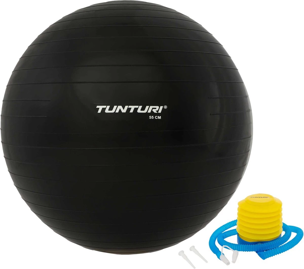 Tunturi Fitness Bal - Yoga Bal Inclusief Pomp - Pilates Bal - Zwangerschaps Bal - 55 Cm - Kleur: Zwart - Incl. Gratis Fitness App 10 Tunturi Fitness Bal - Yoga Bal Inclusief Pomp - Pilates Bal - Zwangerschaps Bal - 55 Cm - Kleur: Zwart - Incl. Gratis Fitness App - Afbeelding 8