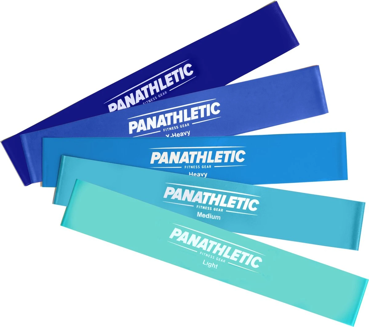 Panathletic Weerstandsbanden – Set Van 5 – Handleiding – Opbergzakje – EBook Met Extra Oefeningen – Blauw 5 Panathletic Weerstandsbanden – Set Van 5 – Handleiding – Opbergzakje – EBook Met Extra Oefeningen – Blauw - Afbeelding 3