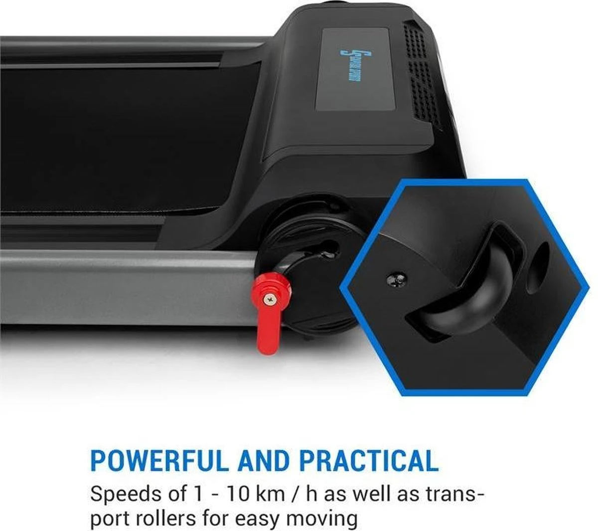 CAPITAL SPORTS Compact Space X Loopband Loopvlak 123x44cm 1,1 KW Vouwbaar 8 CAPITAL SPORTS Compact Space X Loopband Loopvlak 123x44cm 1,1 KW Vouwbaar - Afbeelding 6