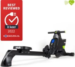 VirtuFit Ergometer Roeitrainer - Hartslagfunctie - Inklapbaar - Zwart