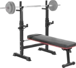 Bench Press - Halterbank - Sportbank - Fitnessbank - Multifunctioneel - Opvouwbaar - Volledig Instelbaar - Max Belasting 200kg