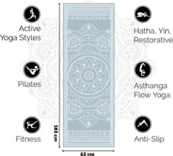 Love Generation ● Design Yoga Mat ● Fitness Mat ● MagicCarpet Print ● Mint -Fit Gear Verkoop 1200x1081 4