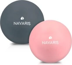 Navaris Lacrosse Massageballen - 2x Triggerpoint Massage Bal Voor Rug, Benen En Nek - Fascia Ballen Voor Zelfmassage - Diameter 6 Cm - Hard En Zacht -Fit Gear Verkoop 1200x1085 3