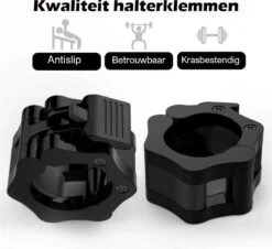 MJ Sports Premium Jaw Collar Set - Haltersluitingen - Halterklemmen - Halterstangsluiting - Jaw Collars - Olympic Barbell - Fitness - Set Van 2 - 50mm - Zwart 14 MJ Sports Premium Jaw Collar Set - Haltersluitingen - Halterklemmen - Halterstangsluiting - Jaw Collars - Olympic Barbell - Fitness - Set Van 2 - 50mm - Zwart -Fit Gear Verkoop 1200x1098 1